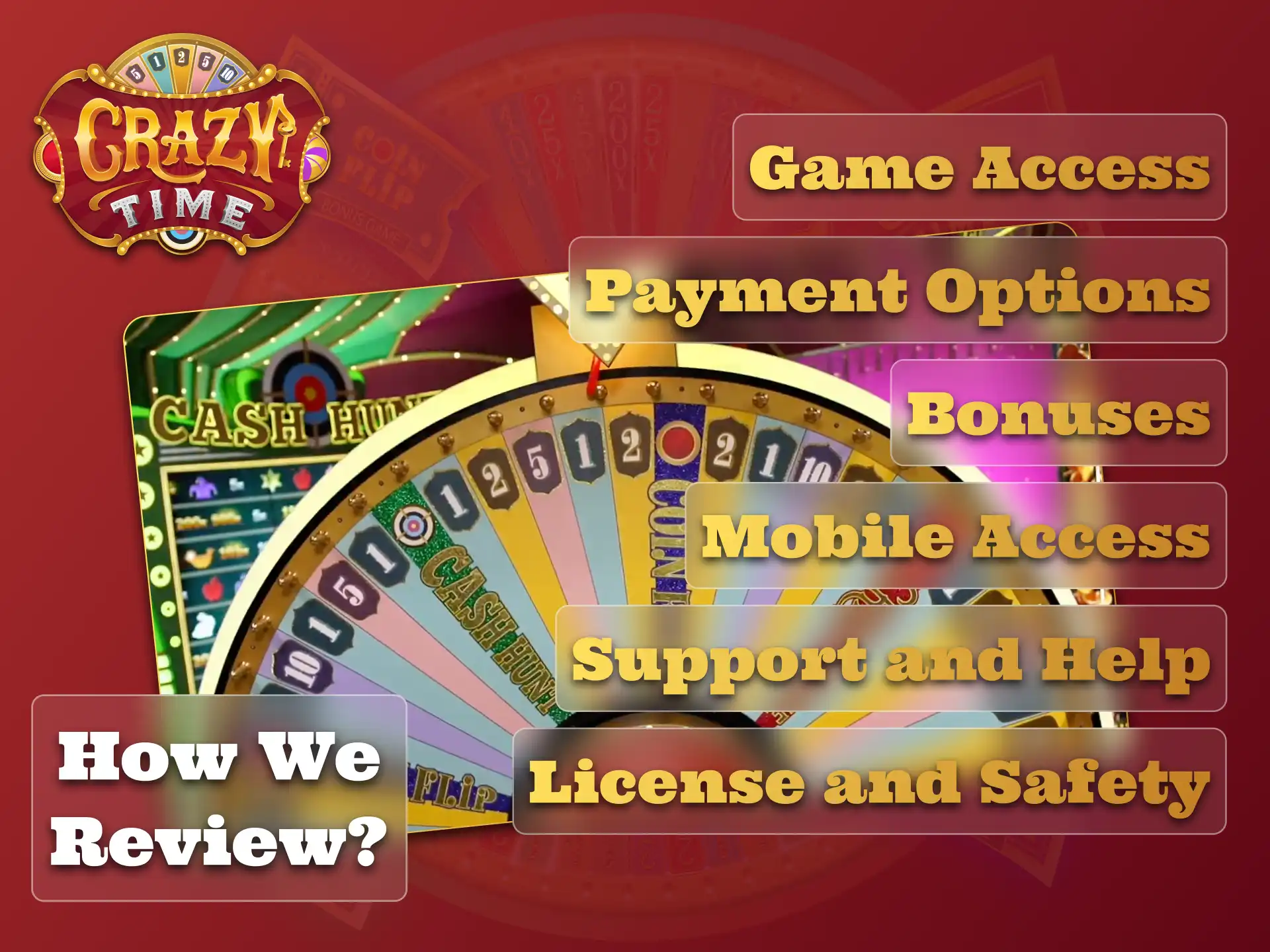 Each casino is checked for Crazy Time game.