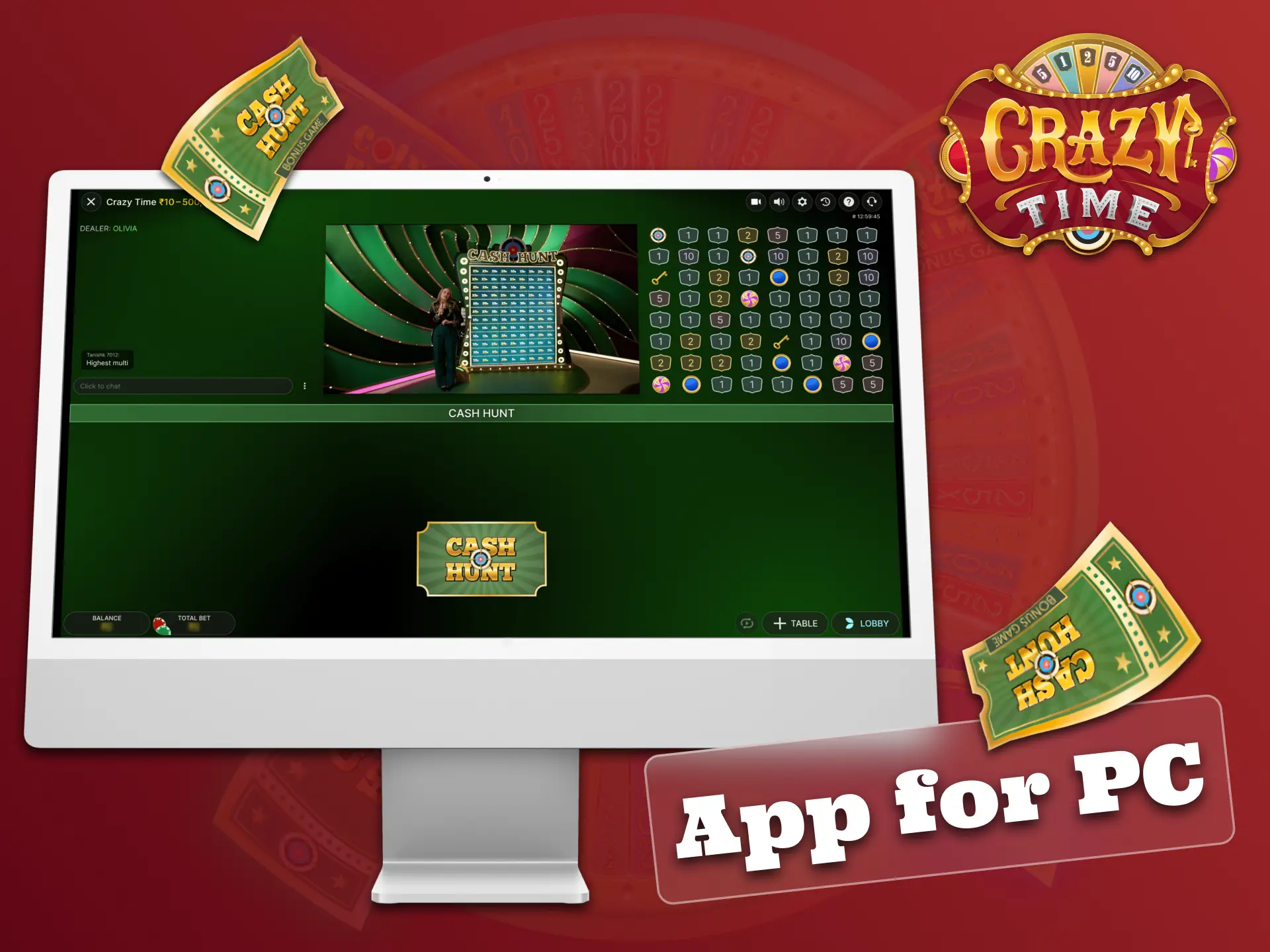 You do not need to download Crazy Time.