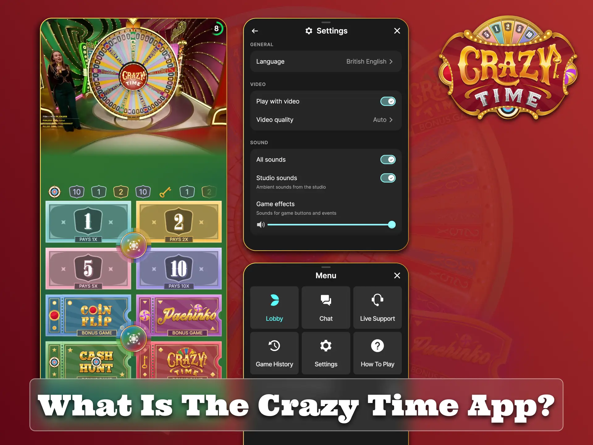 You can play Crazy Time from your mobile device.