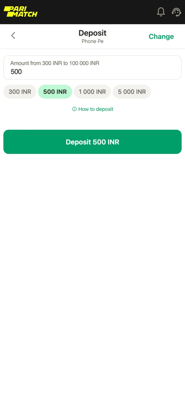 Add money to your account for Crazy Time.