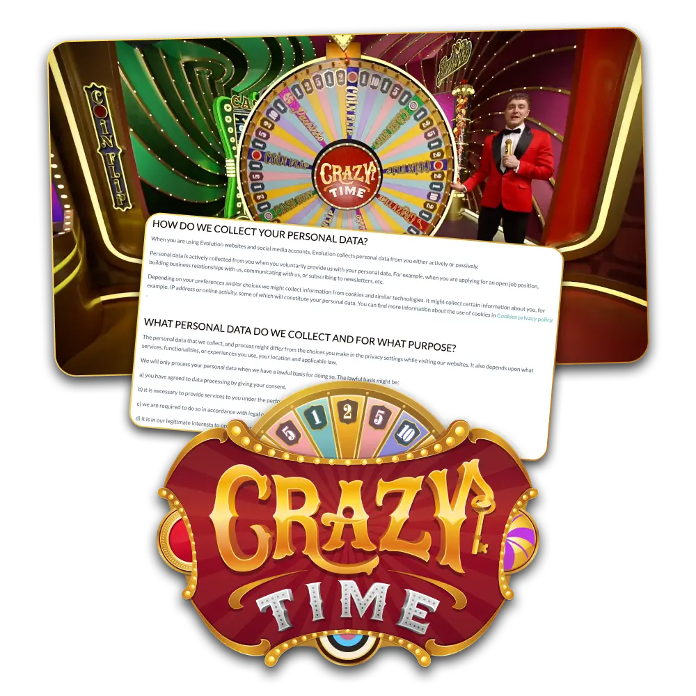 Learn how the Crazy Time uses your personal information.