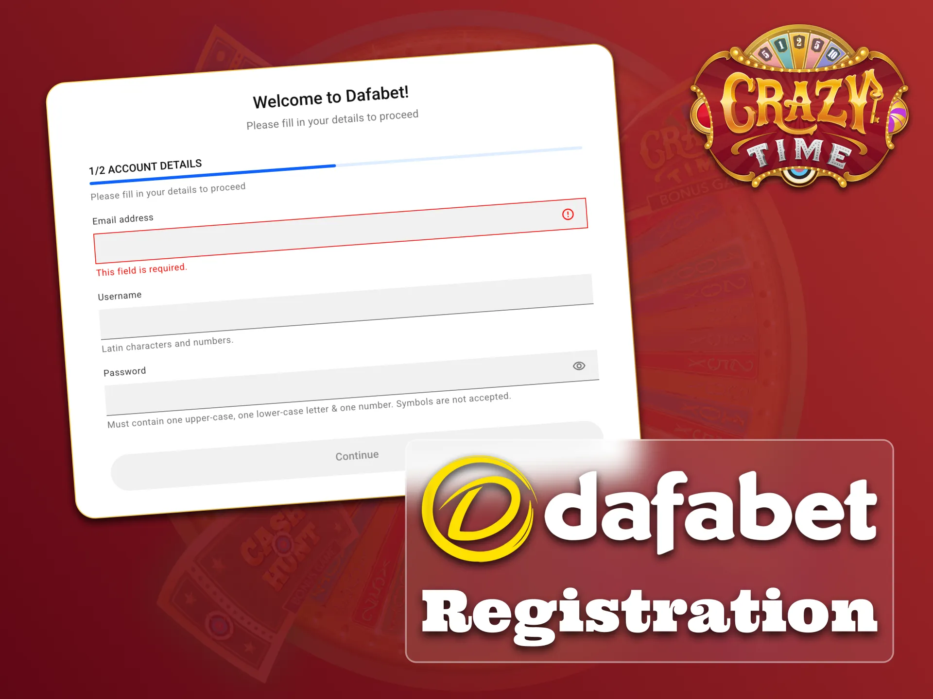 Find Crazy Time at Dafabet website and enjoy playing.
