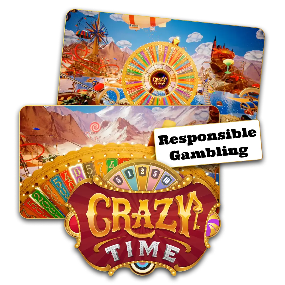 Crazy Time website cares about responsible gambling.