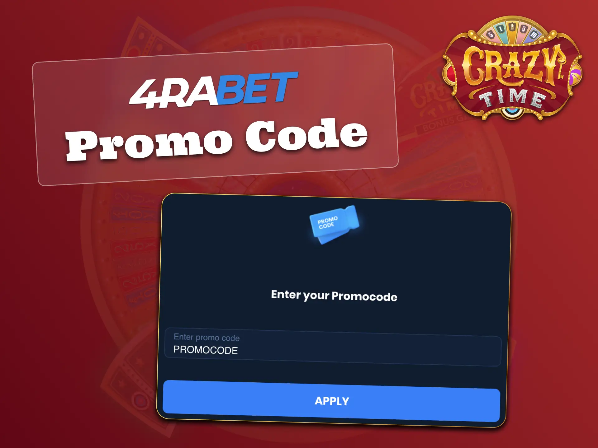 Claim your 4Rabet promo now, enjoy Crazy Time instantly.