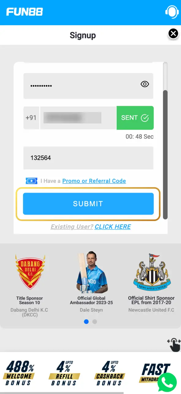 Register on Fun88 and play Crazy Time today.