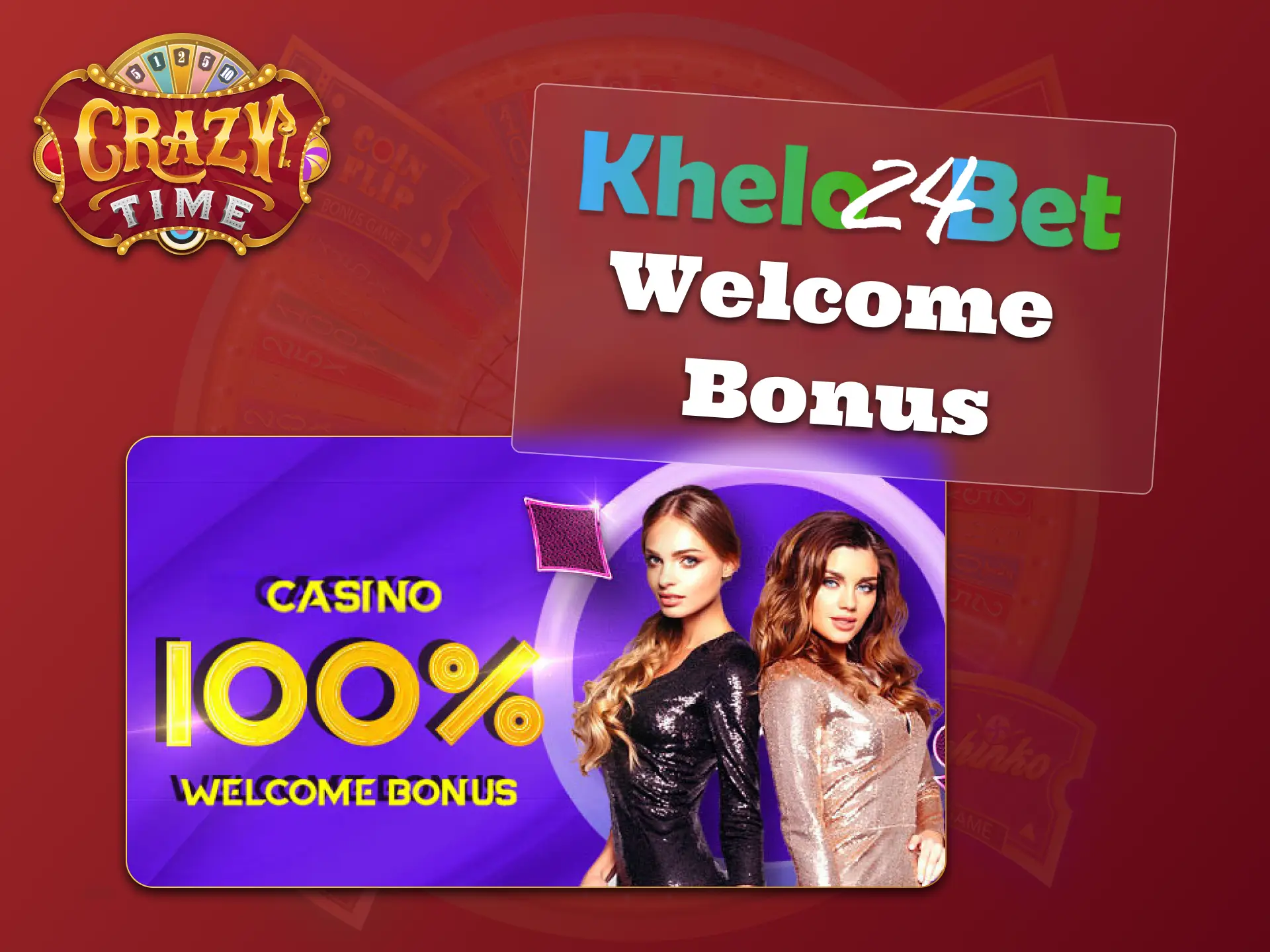 Double your first deposit at Khelo24bet to enjoy Crazy Time and live casino games.