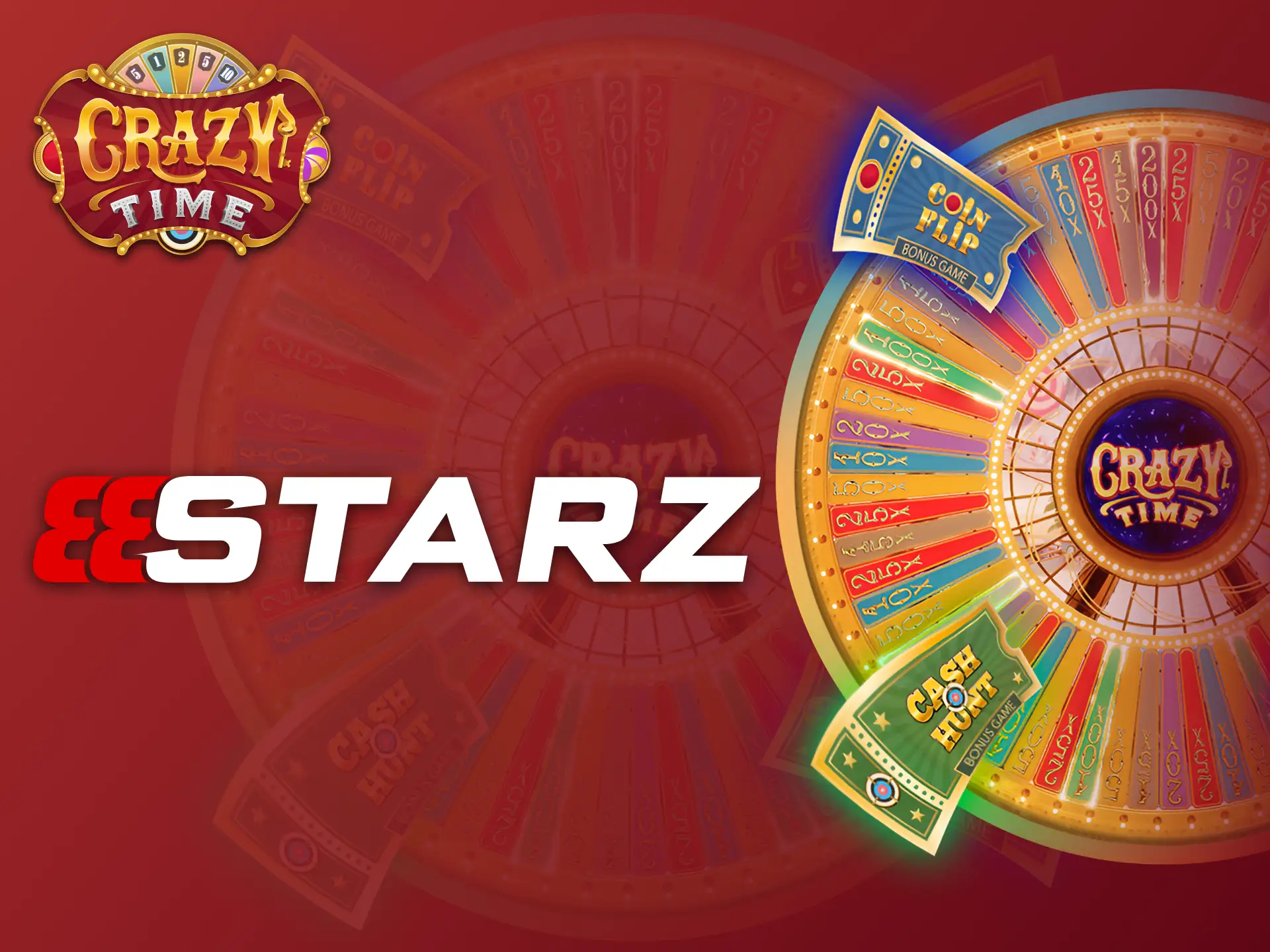 Go to popular 888Starz online casino and play Crazy Time.
