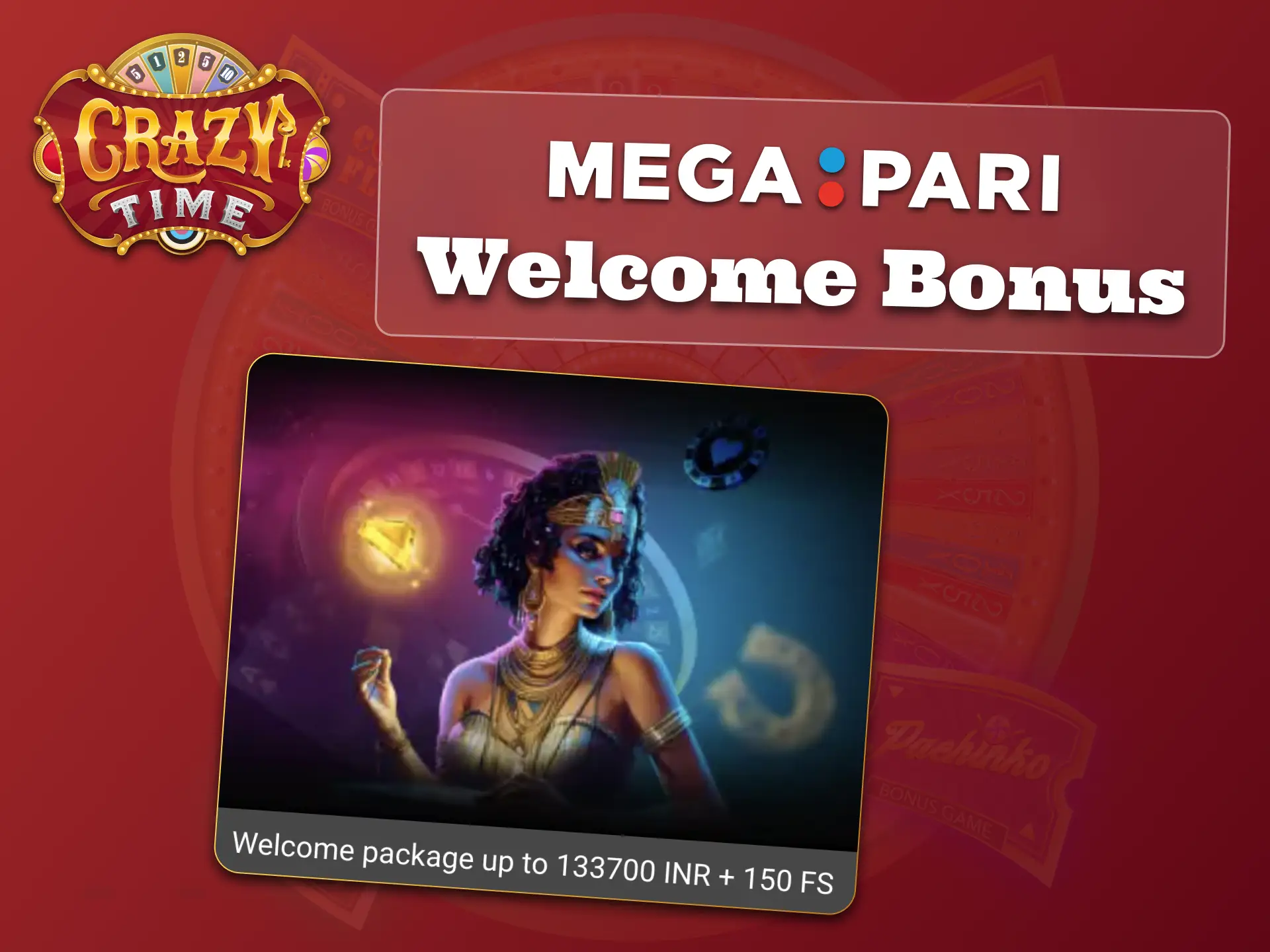 Join Megapari today, unlock Crazy Time and welcome rewards.