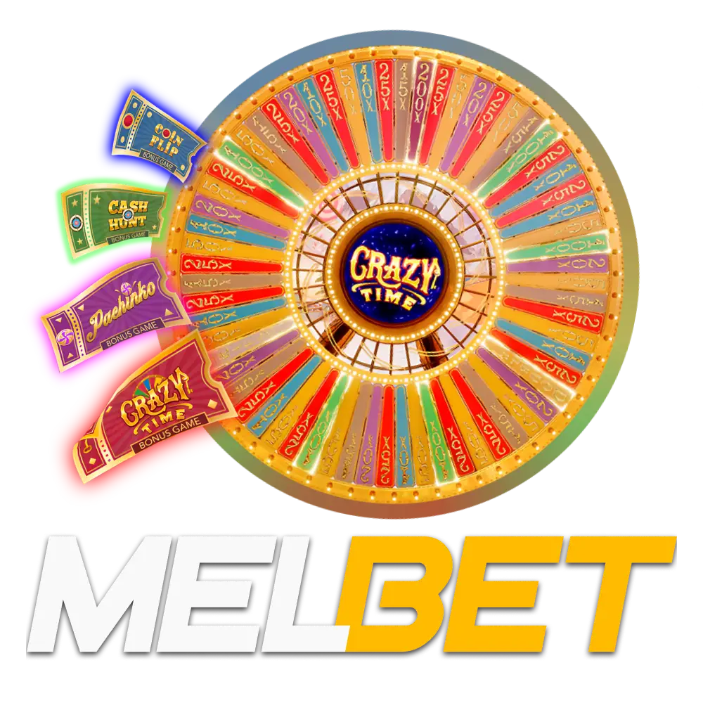 Join Melbet casino to enjoy Crazy Time live rewards.