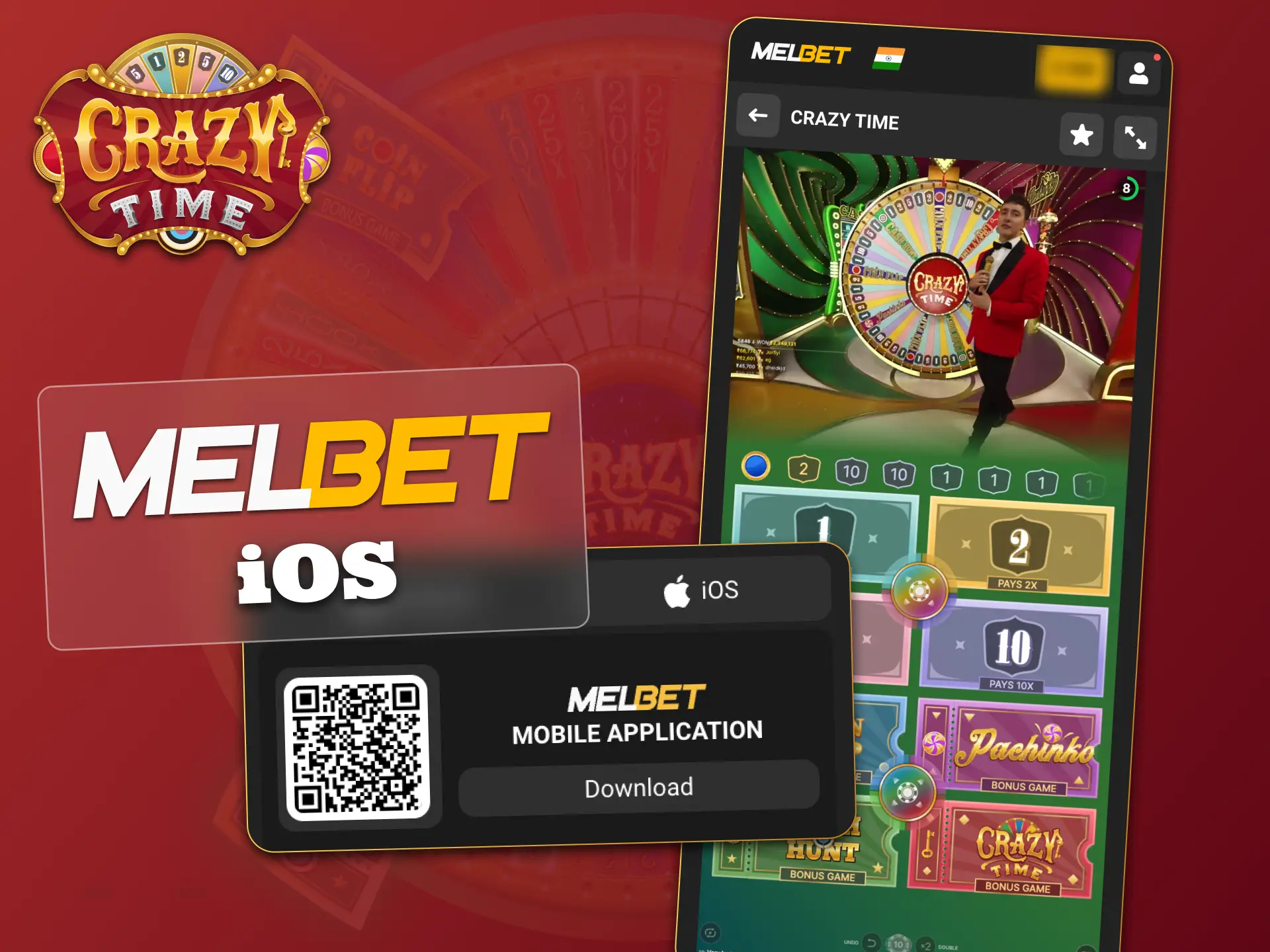 Add Melbet to home screen, enjoy Crazy Time quickly.